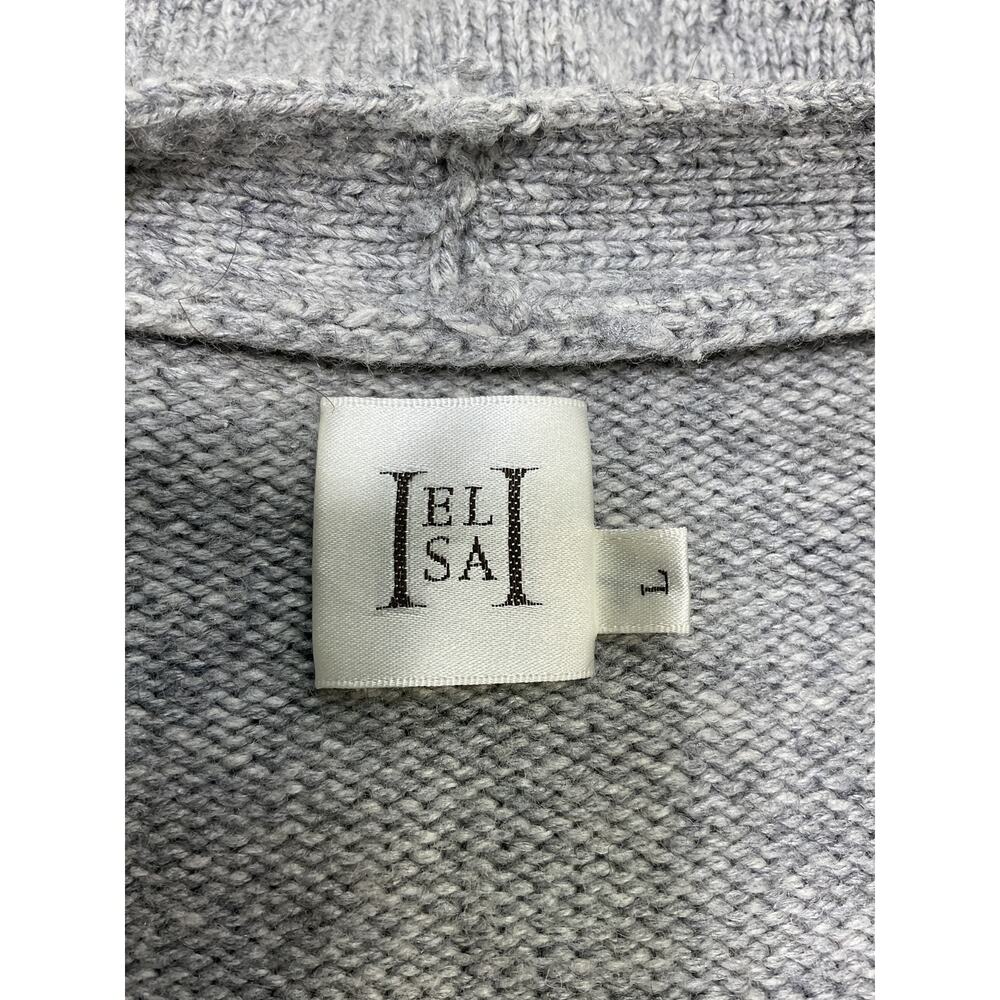 Helsa 'Sanna' Grey Nylon Cardigan Size L - Picture 4 of 5